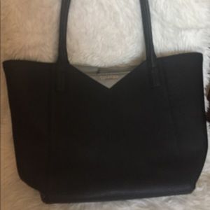 ❌SOLD!❌Calvin Klein large black leather tote